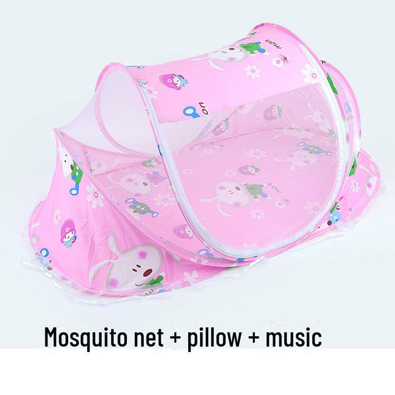 Infant Mosquito Net Bed Set with Sleeping Pad & Pillow (0-3 Years)
