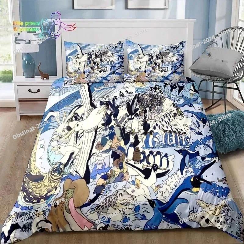 Japanese Style Scenery Art Bedding Set Single Twin Full Queen King Size Bed Set Adult Kid Bedroom 3D Print Bedding Gift