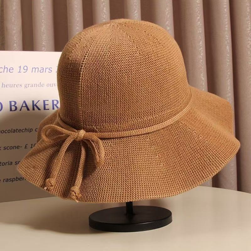 Summer Womens Breathable Polyester Fisherman Hat With Foldable Sunshade For Beach Outdoor Use