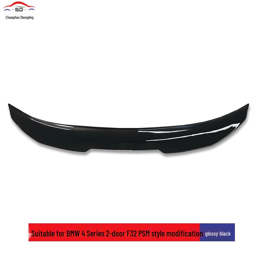 BMW 4 Series F32 (2013-2020) 2-Door PSM Style Rear Spoiler, Non-Destructive Installation, Blow Molded