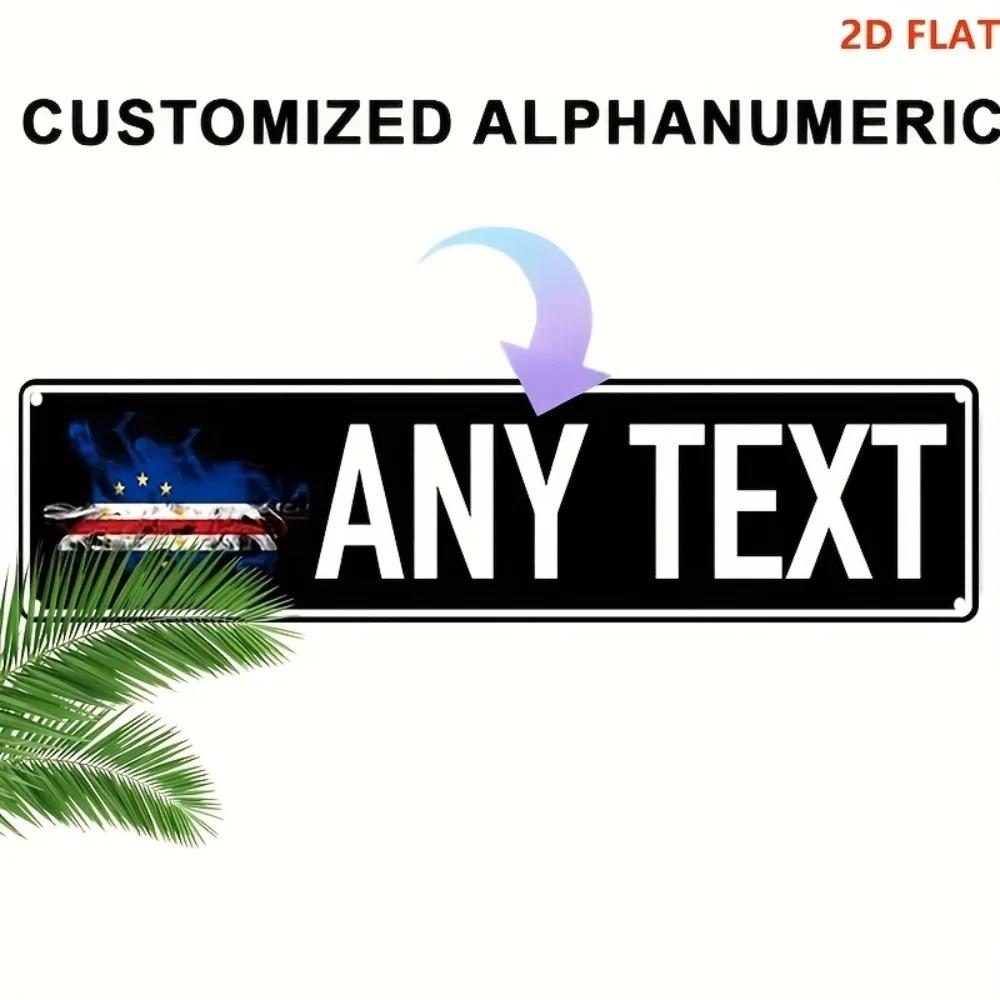 Personalized Custom Metal Street Sign 16x4 Vintage Outdoor Business Address Plaque with Mounting Hardware