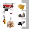440lbs Electric Hoist Winch Engine Crane with Wireless Remote Control Overhead Crane Lifting Crane 480W 110V