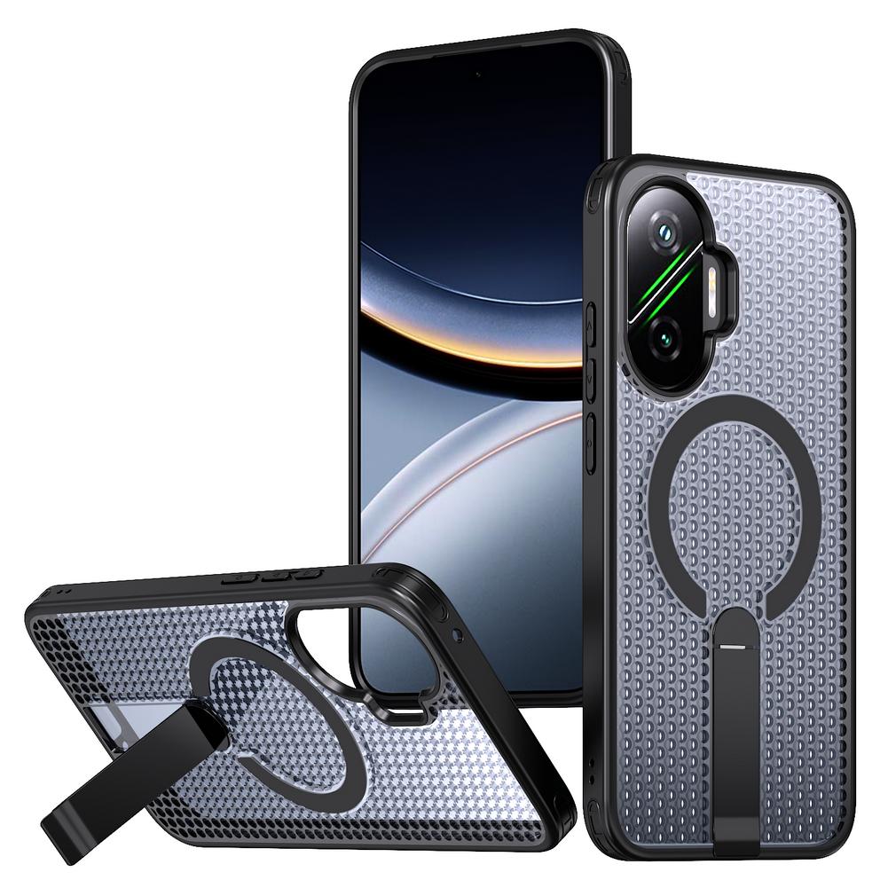 

Honeycomb Cooling Stand Holder Magnetic Ring Case for Poco F7 Poco F7 POCO X7 Pro M6 Pro C85 C75 C71 Protective Cover Poco C71