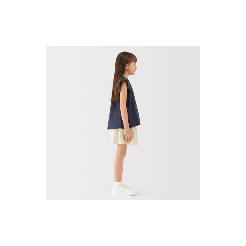 MUJI Kids Quick-Drying UV-Cut Culottes for Girls CB1NWA6S Lavender 130