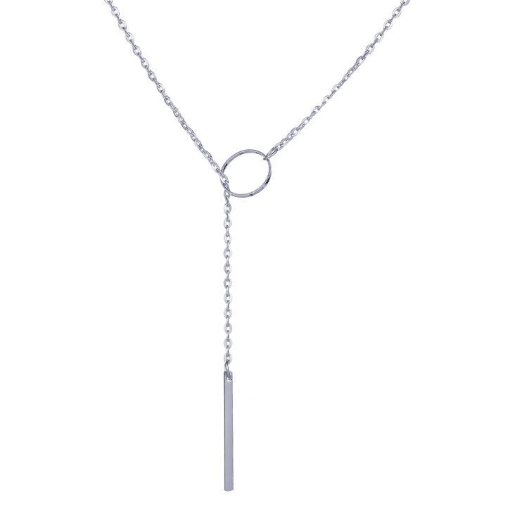 1 ks dámský kruhový řetízek ve stylu lariat