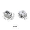 2/4Pcs Flexible Pivot Joint Aluminum Fittings Right Angle Connector Hinge For 20/30/40/45 Series Aluminum Extrusion Profiles