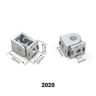 2/4Pcs Flexible Pivot Joint Aluminum Fittings Right Angle Connector Hinge For 20/30/40/45 Series Aluminum Extrusion Profiles
