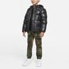 Jordan Logo Quilted Hooded Down Jacket Kids Outerwear Black DO3506-010