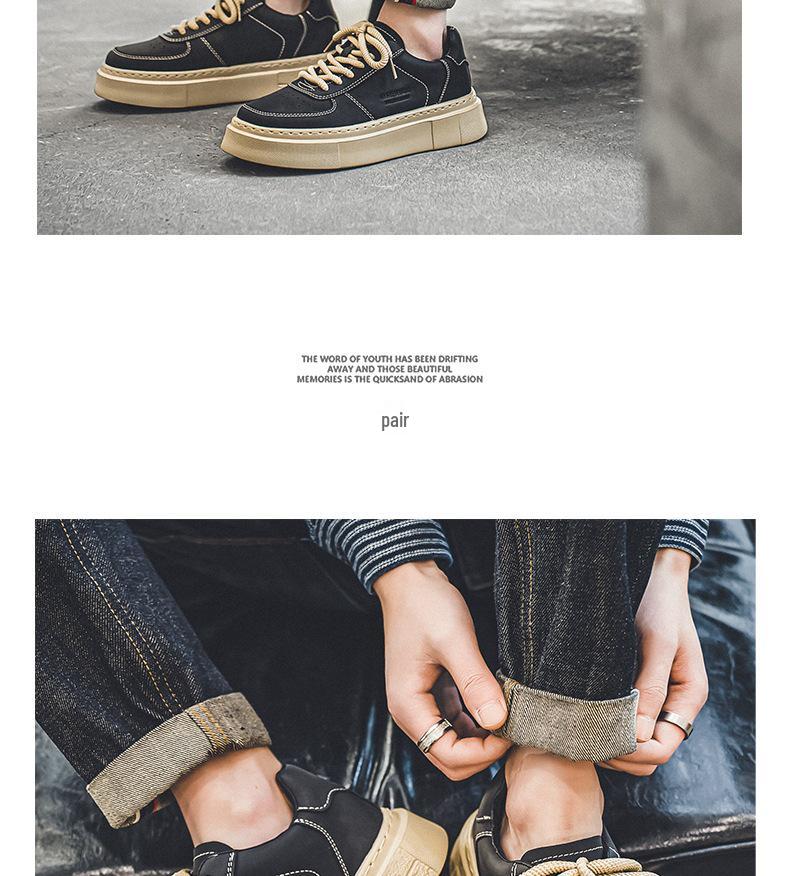 Men's Non-Slip Summer Skateboard Shoes - Wear-Resistant, Thick-Soled Sports Shoes for Teens (2024)