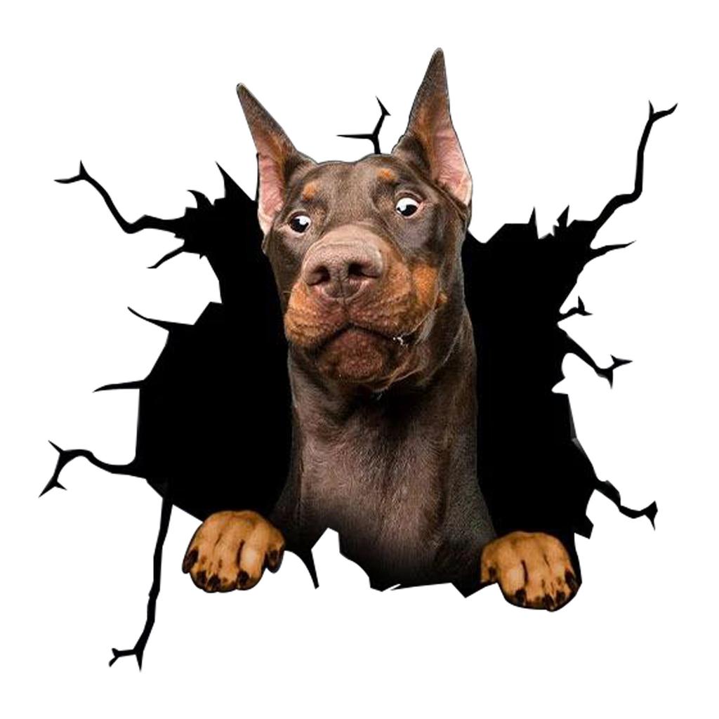 Animal Car Stickers Waterproof PVC Auto Scratch Occlude 3D Simulation Electrostatic Decal Car Window Home Decoration