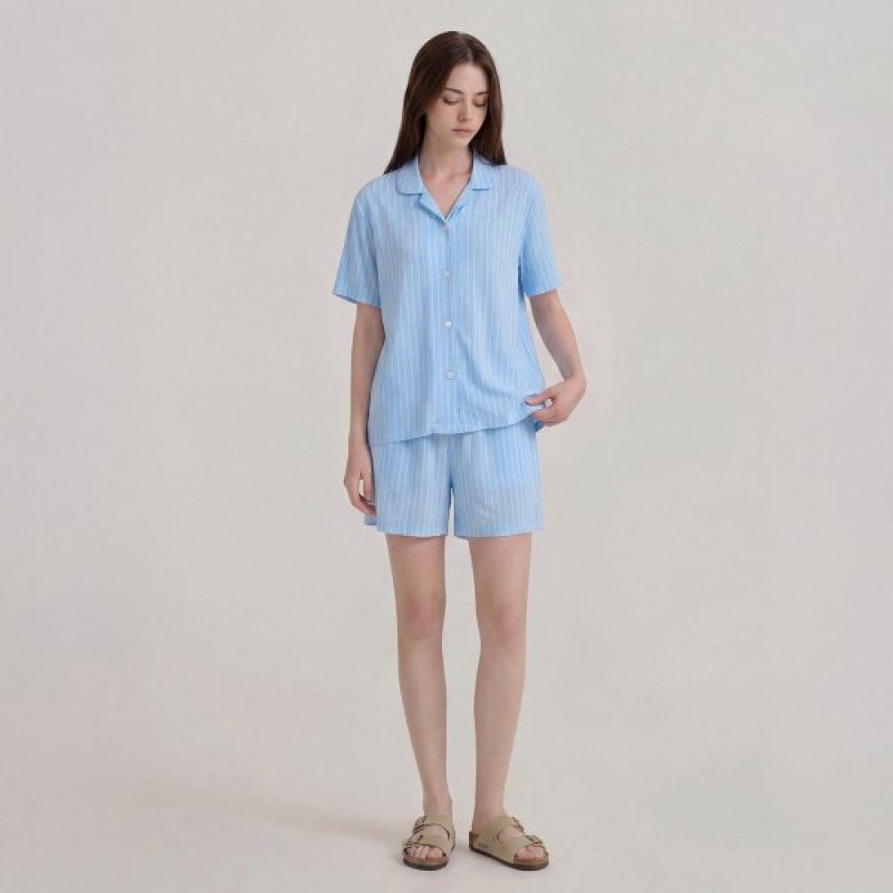 Orcite Women Cool Lun Short Sleeve Pajama Set H129