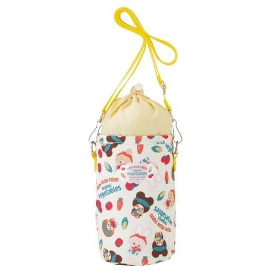 Skater Pet Bottle Case Cover Insulated 500ml Drawstring Type Shoulder Belt Monchhichi Mon Mom Farm APPB11-A