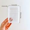 Transparent Plastic Storage Box Photocards Small Card Storage Box Organizer Kpop Photocard Storage Box Small Card Storage Box