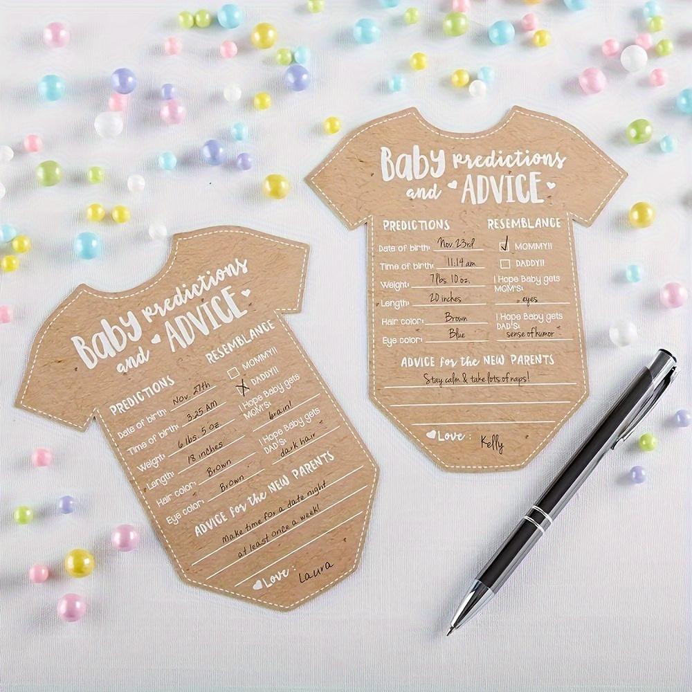 25 Prediction Cards/suggestion Cards/party Decorations, Kraft Paper.