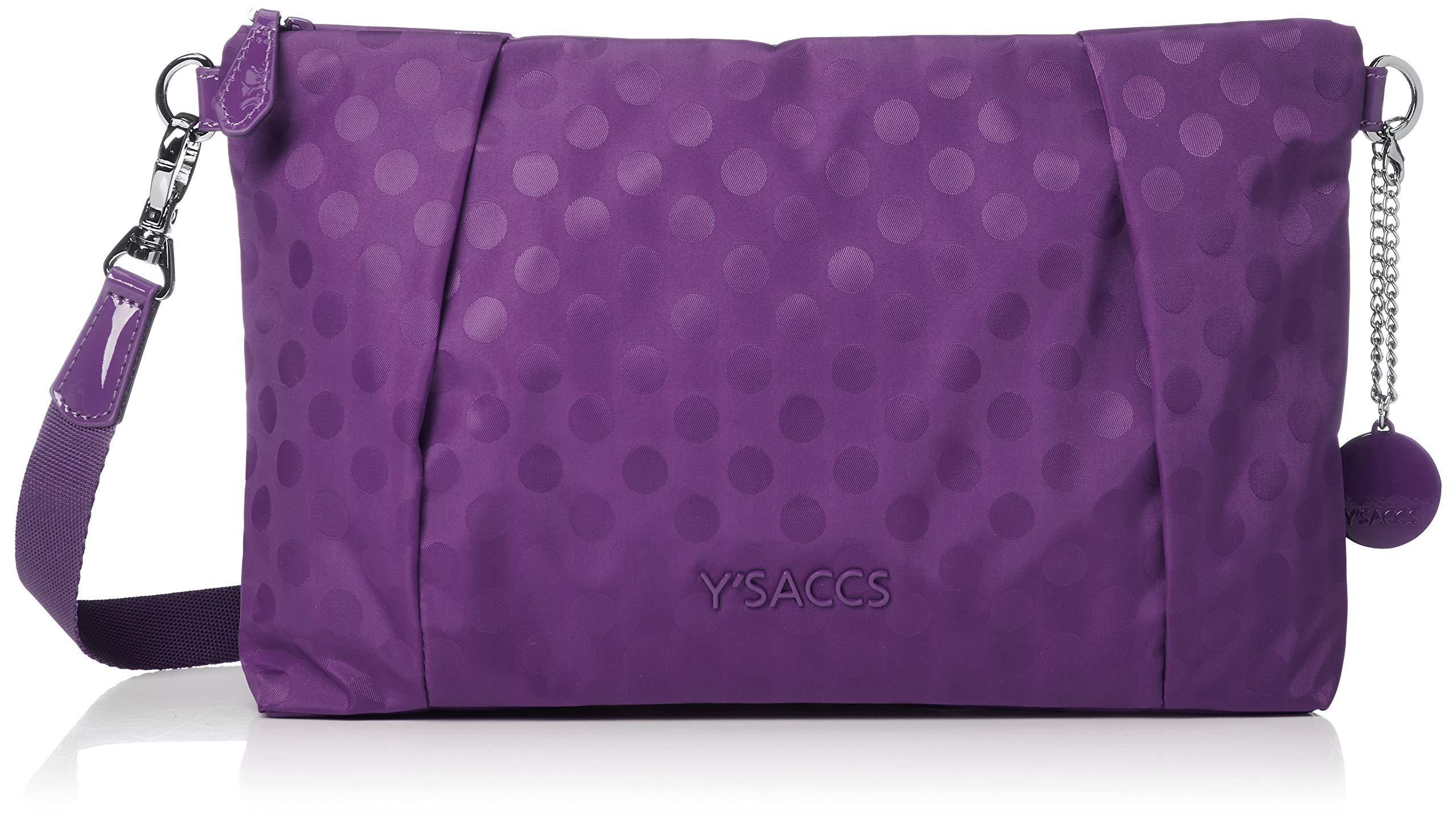 

Polka Dots Thin Gusset Shoulder Purple [Isaac] Y71-03-16