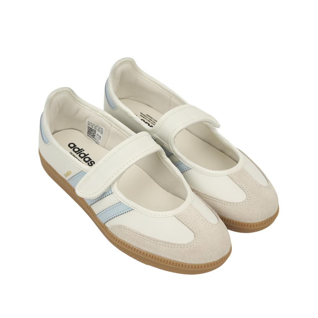 adidas Samba Jane White Halo Blue Gum Damen Sneaker Wolkenweiß Gummi-3 JR7339