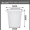 Large Food-Grade Plastic Water Storage Bucket - Extra Capacity & Thickened Design