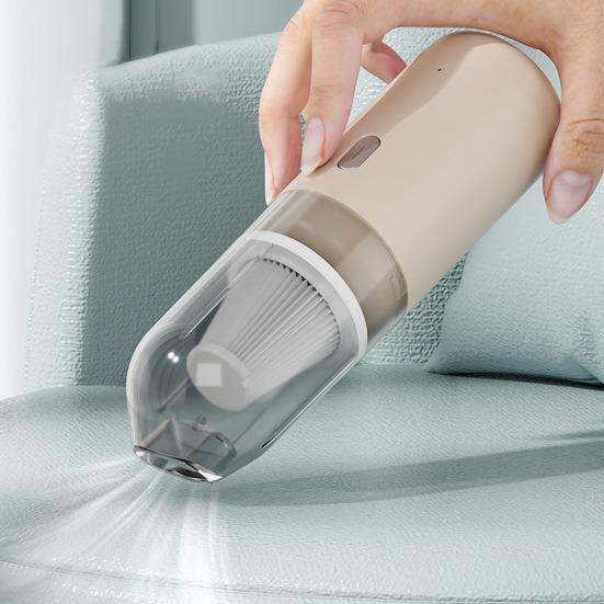 Handheld Car Vacuum Cleaner with Strong Suction Cordless Mini Portable Dustbuster Rechargeable Hair Removal Cleaning Tool for Car Interior Desk Sofa