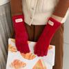Guanti in Peluche Coreani da Donna Invernali in Velluto Manopole Invernali Spessi Caldi Guanti a Maglia Colore Solido Touch Screen Guanto Lungo Regalo