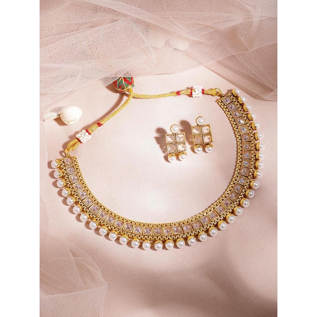 Halsketten-Set Traditioneller Stilvoller Schmuck Geschenk für Damen & Mädchen