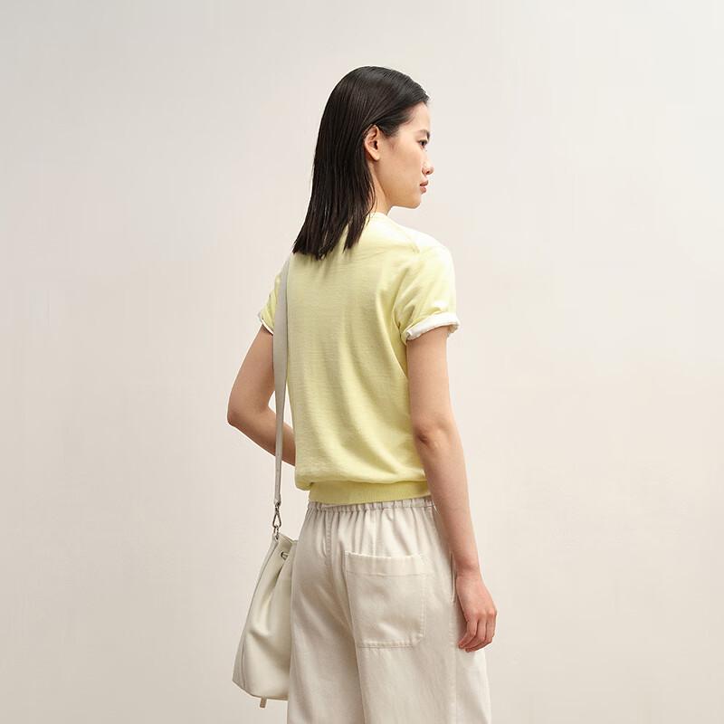 LESS 2025 Fall Merino Wool Knit Sweater