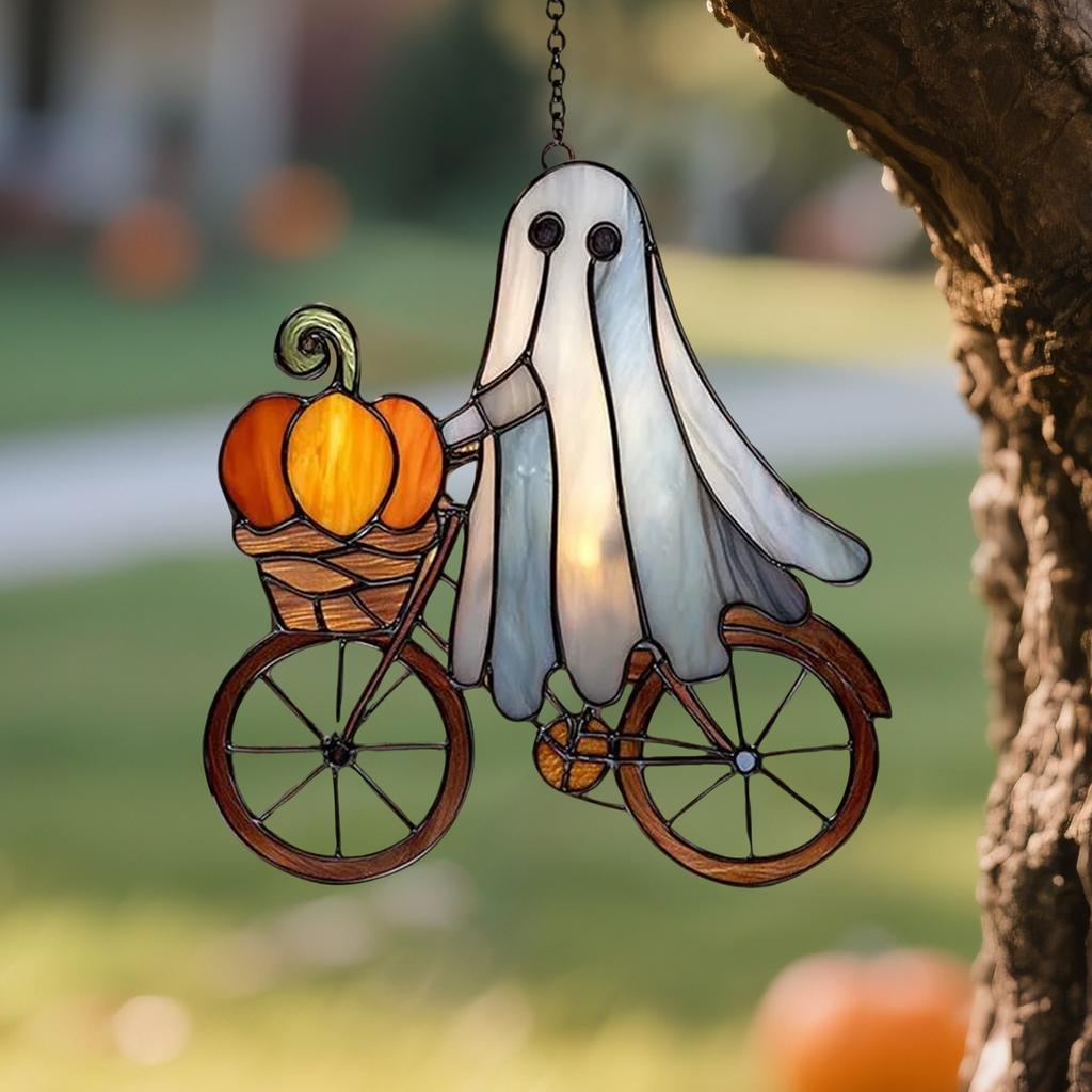 Halloween Ghostly Catcher Pendant, Cute Home Gift, Decorative Pendant