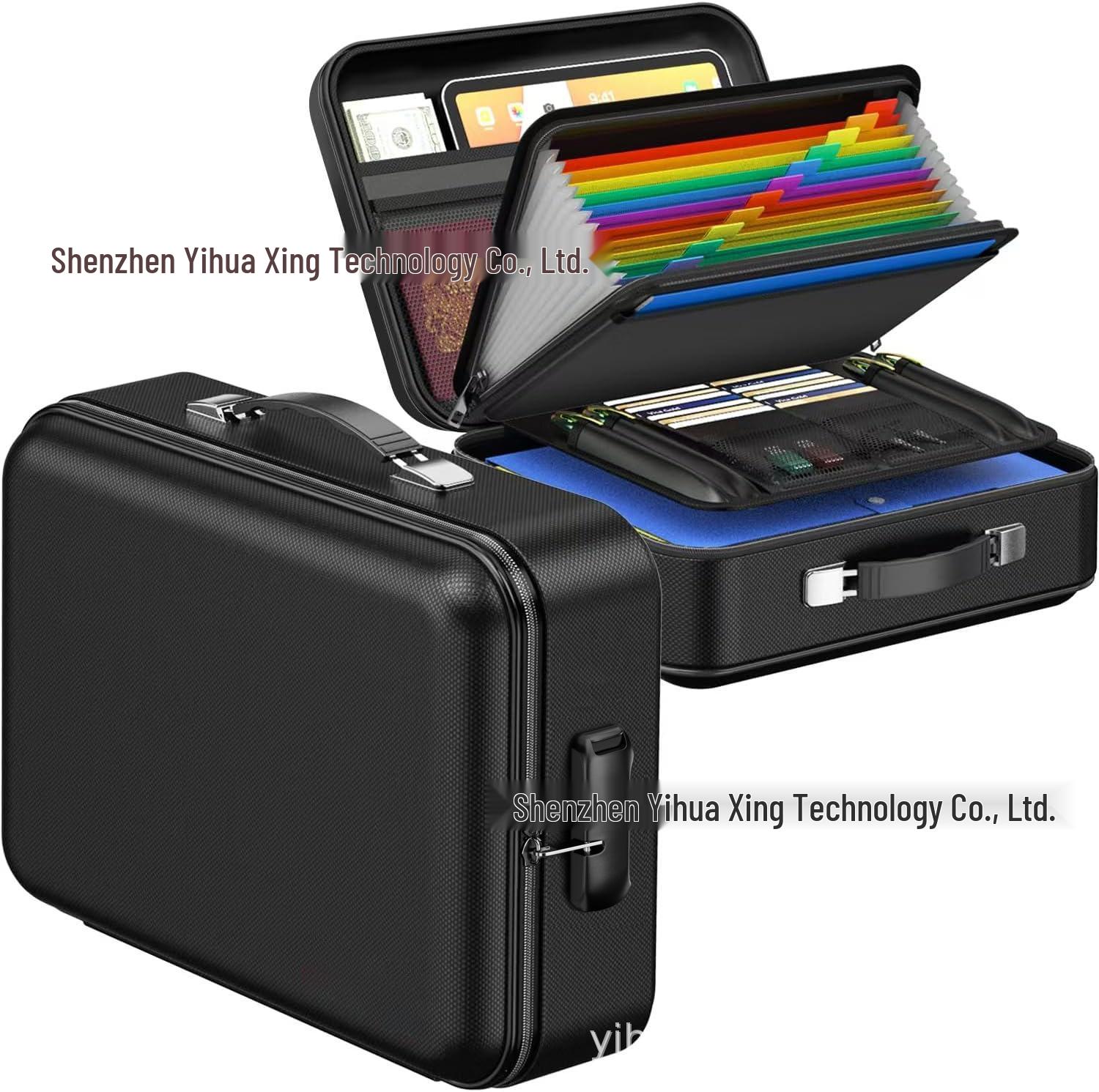 Hard EVA Fireproof & Waterproof Document Storage Bag & File Box 38 x 28 x 14.5 cm