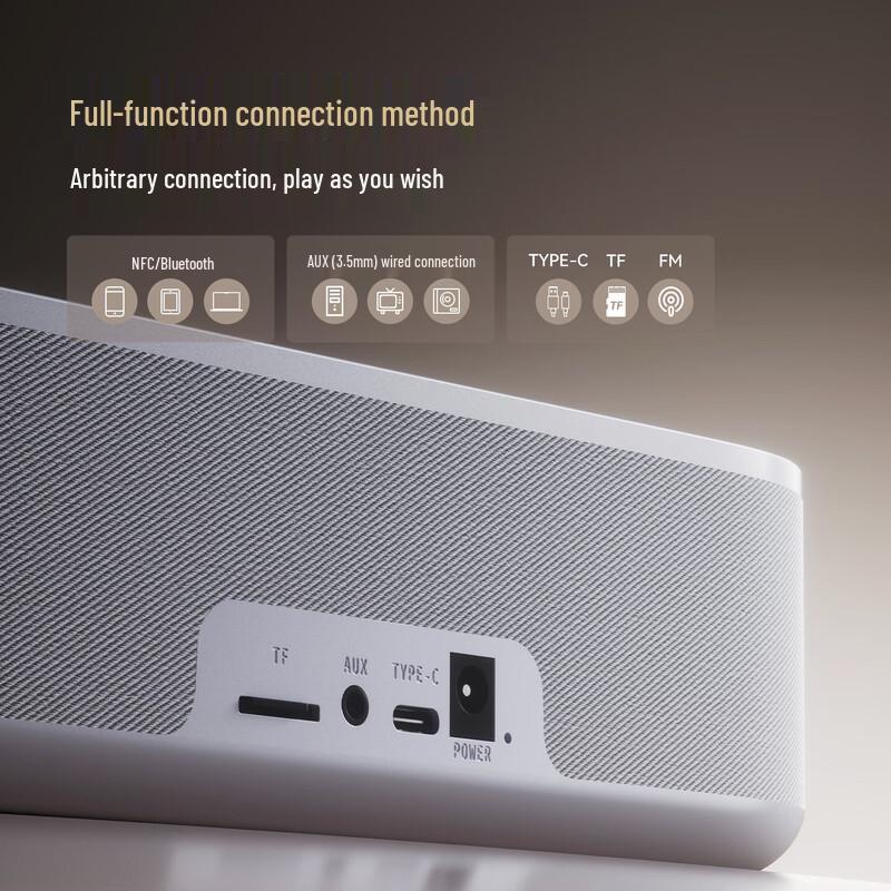 SANAG X7S AI Smart Desktop Bluetooth Speaker with Wireless Charging CN plug (adapter included)