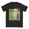 Funny Adorable Cat Owl Brainrot Meme Meowl Christmas Unisexs T Shirts Awesome Tees Short Sleeve Crew Neck TShirt Clothing