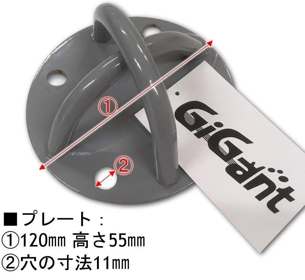 GiGant Aerial Yoga Hammock Dedicated Hanging Hardware Set Mount Kit Aerial Yoga Exercise Aero Yoga Holes 1 (4 - Piece)