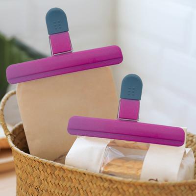 2Pcs Sealing Clip Tight Keep Freshing Easy To Use Great Multipurpose Snack Clamp Clothespin Kitchen Gadget