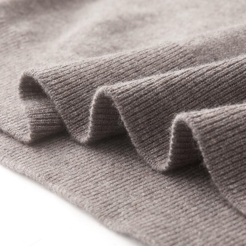 FIRS Men's 100% Wool Thickened Half-Zip Mock Neck Sweater