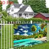 2D Palm Tree Beach Banner for Vacation, Travel and Beach Themed Photoshoots