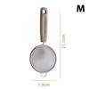 Stainless Steel Mesh Strainer With Pp Handle, Fine Filtering For Juices, Residues And Flour, Ideal For Home Baking