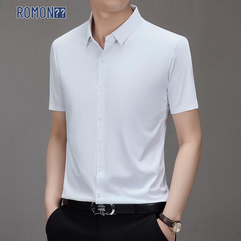 

ROMON Men s Seamless Short-Sleeve Shirt 3XL