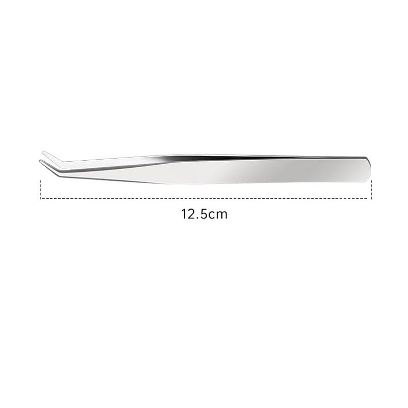 Puremantis - Stainless Steel False Eyelashes Tweezers