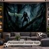 Predator Personalized Tapestry Support Custom Name, Wall Art Home Decoration