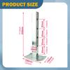 Jack Drop Leg, Easy Installation, Supplies Trailer Camper Jack Foot Pad, Auxiliary Support, 7000lbs Capacity Drop Leg Foot Stand