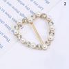 1Pcs Pearl Rhinestone Clothing Corner Knot Buckle Waist Buckle Silk Scarf Clothes T-Shirt Shirt Hem Buckle Luxury Decorative