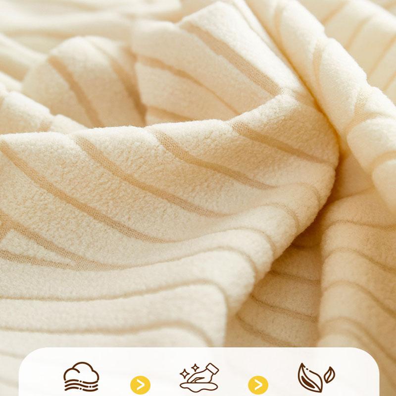 High Elastic Polar Fleece Jacquard Sofa Cover Solid All-Cover Anti-Scratch Couch Covers Stretch Sofa Protector for Four Seasons