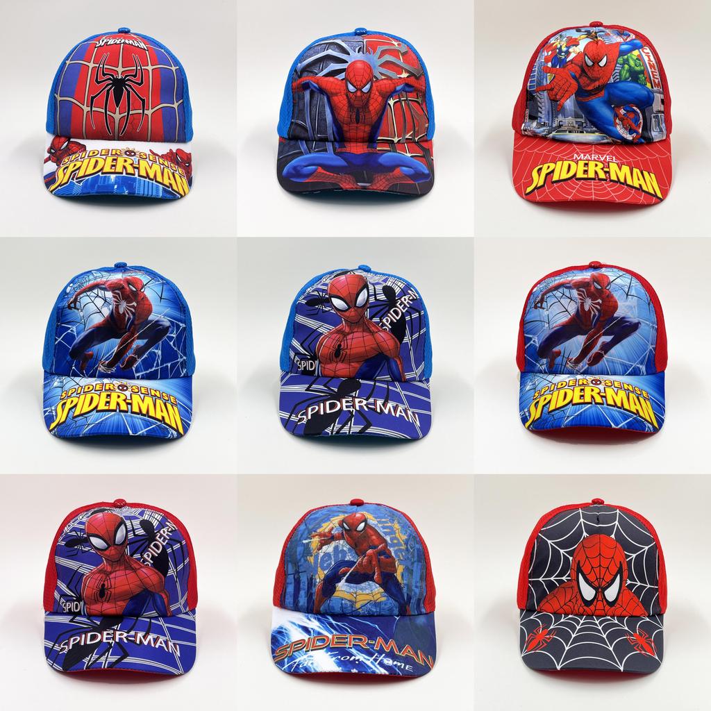 Spiderman Cartoon Baseball Cap For Boys Summer Sun Protection And Breathability