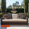 2D Exquisite Ornate Pattern Decorative Cushion Covers Pattern Cushion Cover Suitable For Sofa Bedroom Car Pillow Cover