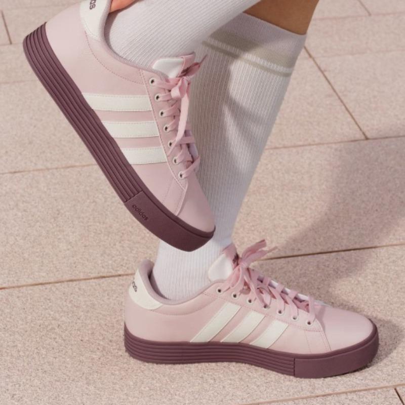 Adidas DAILY 4.0 Comfortable Versatile Retro Casual Sneakers New Style Shoes - Adidas KH8003 36 розовый