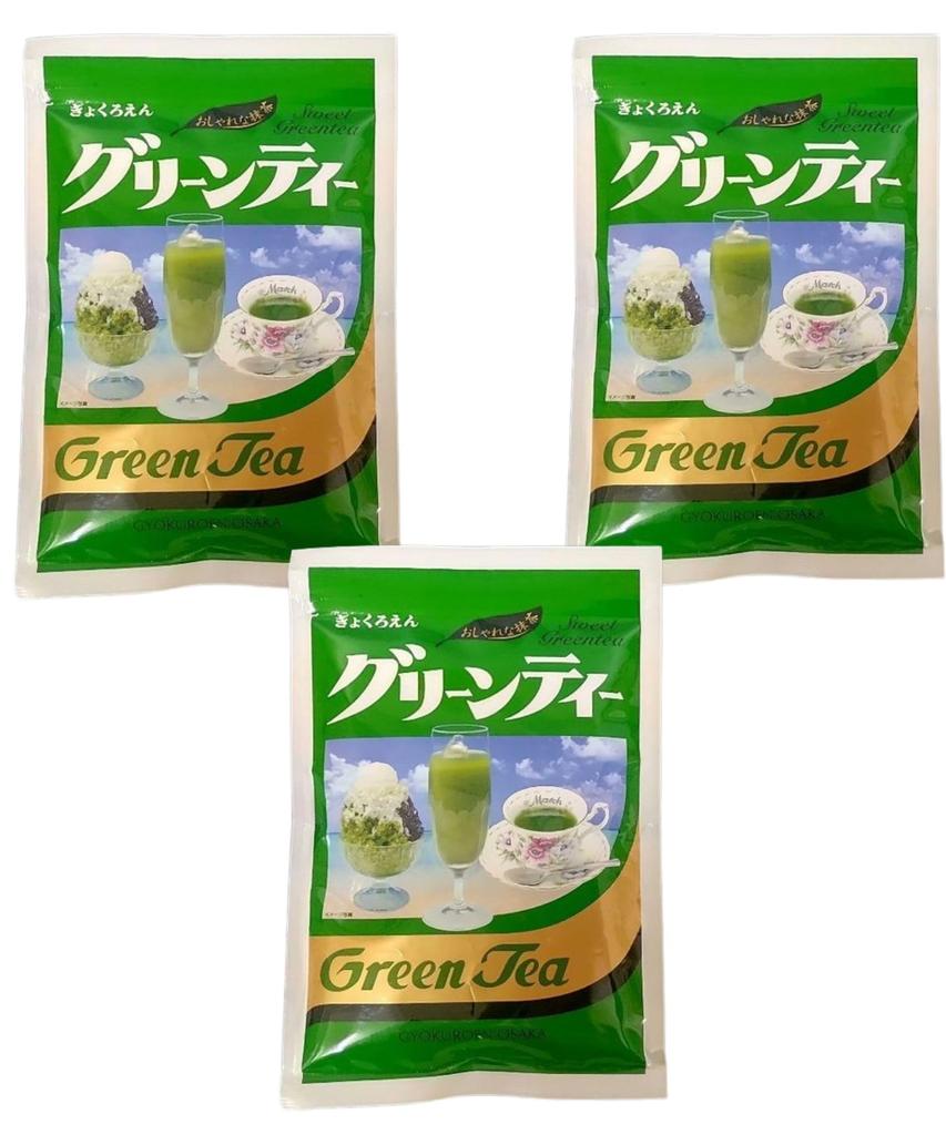 Osaka Gyokuroen Green Tea 360g (120g x 3 bags) Artificially Sweetened, Delicious Green Tea Set