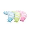 3D Slug Fidget Toy Colorful Slug Snail Creative Twist Anti Stress Toy All Ages Relief Anti-Anxiety Sensory Toys for Children