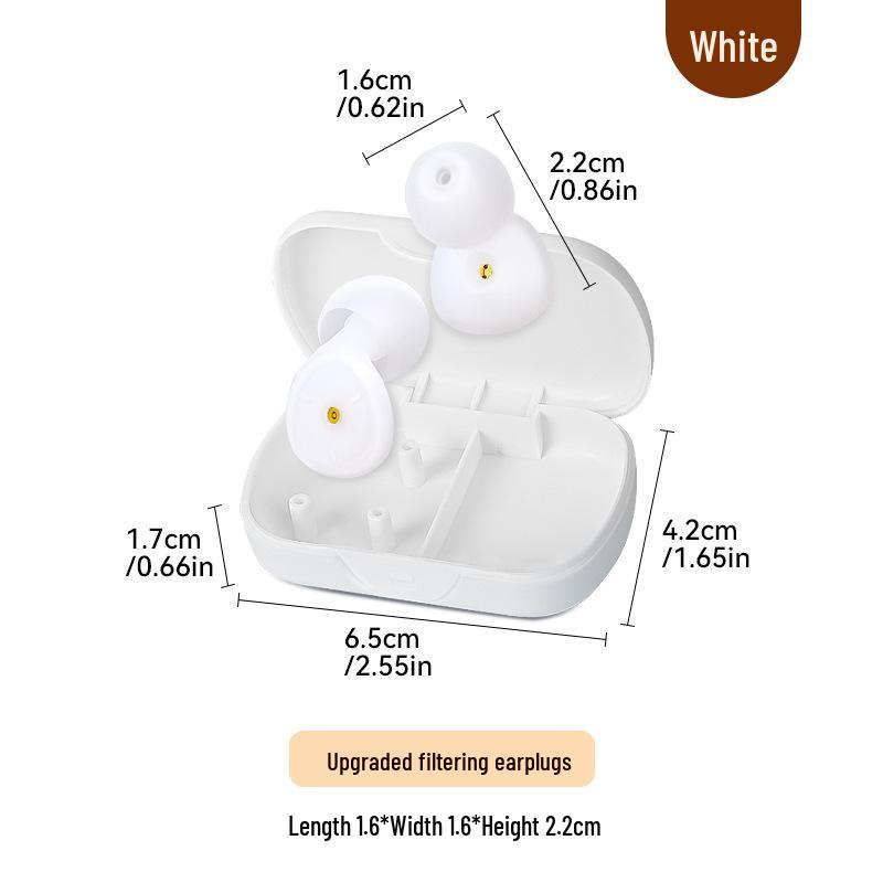 Silicone Noise-Cancelling Earplugs for Sleeping & Swimming (Waterproof, Soundproof, In Stock)