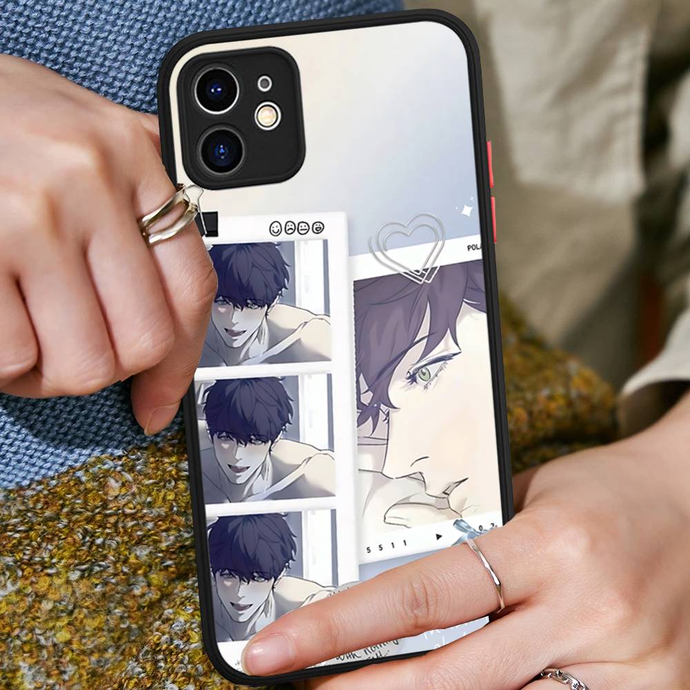 Nerd Project bl Anime For iPhone 11 12 13 14 15 16 Pro Max Plus Matte Translucent Phone Cover