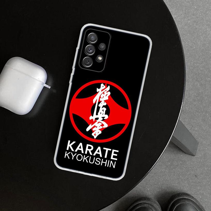 Oyama Kyokushin Karate Phone Case Cover for Samsung Galaxy A12 A22 A32 A52 A72 A02S A51 A50S A31 A20S A10S Note 20 Ultra 10 Plus