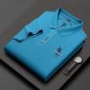 Trend Hub Polo Shirt New Men's Short-sleeved Polo Shirt Mens Embroidery Casual Business Polo Shirt