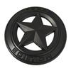 1Pc Metal TEXAS EDITION Shield Pentagram 3D Emblem Badge Car Fender Side Tail Body Sticker for Wrangler Liberty Grand Cherokee